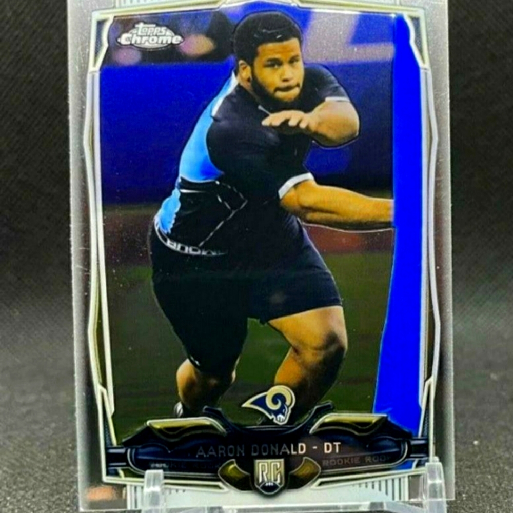 Aaron Donald Topps Chrome Rookie Card